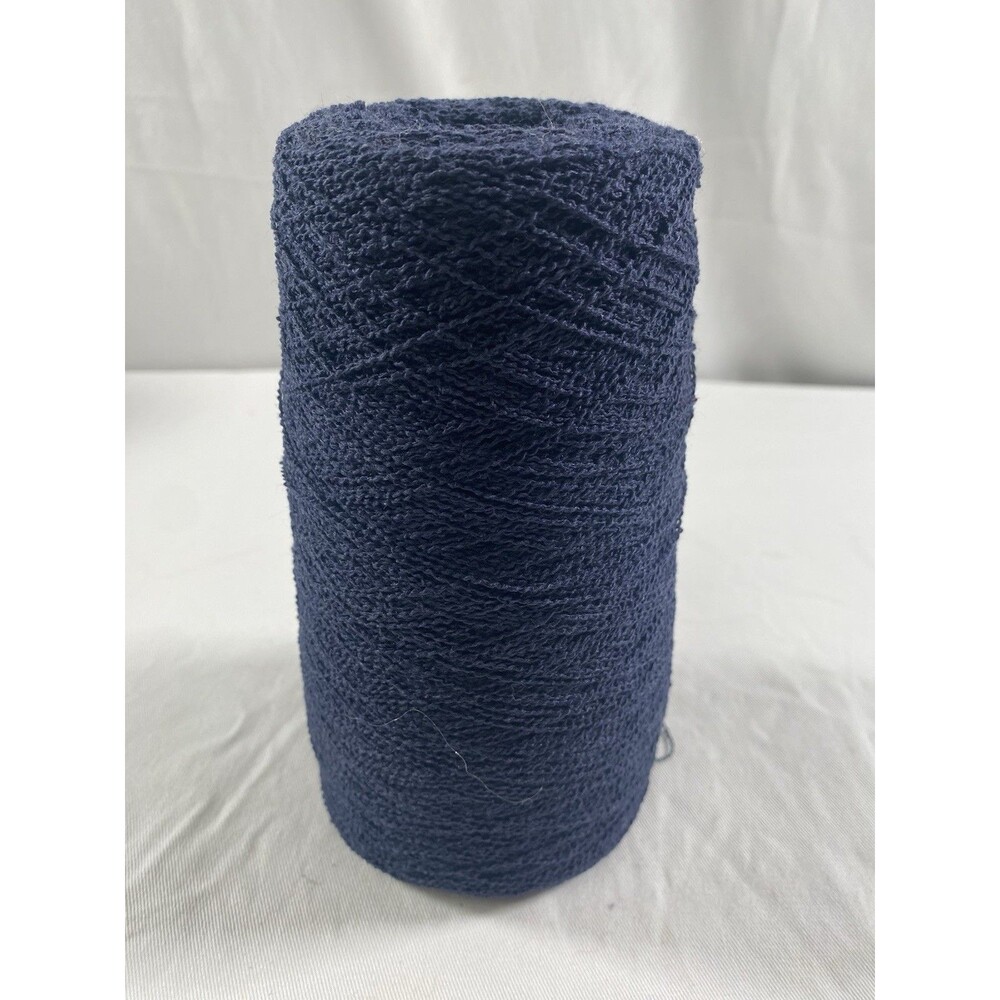 Cone Yarn Spool Yarn Navy Cotton Blend 440g Net Weight #714